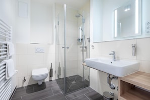 Shower, hair dryer