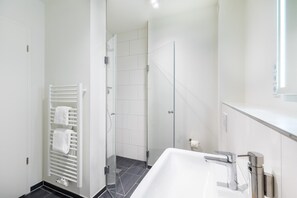 Shower, hair dryer