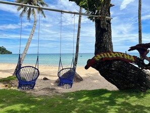 Vue sur la plage/l’océan