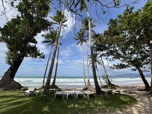 Vue sur la plage/l’océan