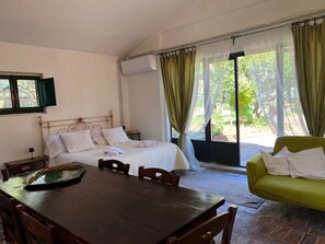 1 bedroom, iron/ironing board, travel crib, free WiFi