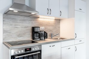 Kühlschrank, Ofen, Herdplatte, Geschirrspüler