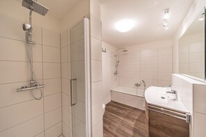Shower, hair dryer