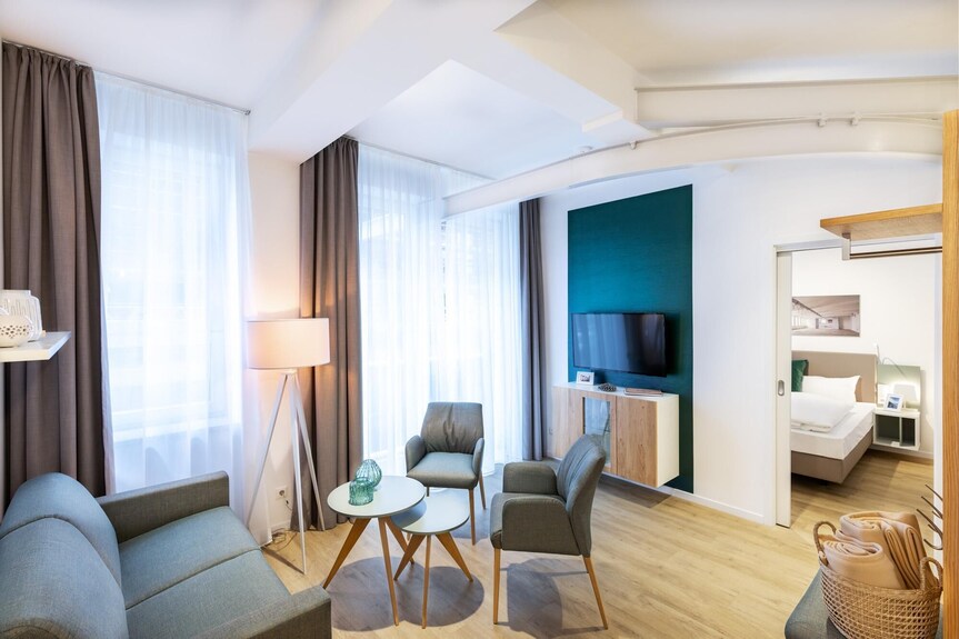 Modernes, Haustierfreies 2-zimmer Apartment Für 3 Personen In Toller Hafenlage - Wismar
