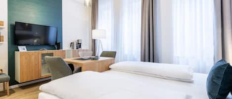 Wifi gratis y ropa de cama