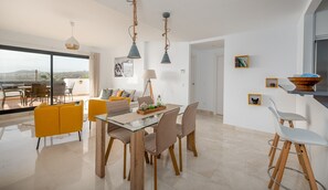 Dining - Lotus 2401 - Beautiful apartment pool & sea view (Casares)