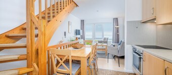 Hübsches Maisonette-ferienapartment mit Balkon und Tollem Blick zur Nordsee
