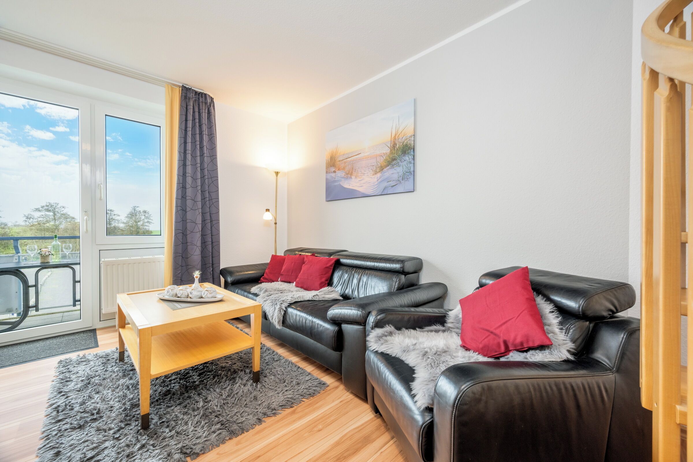 TV, DVD player, books, stereo