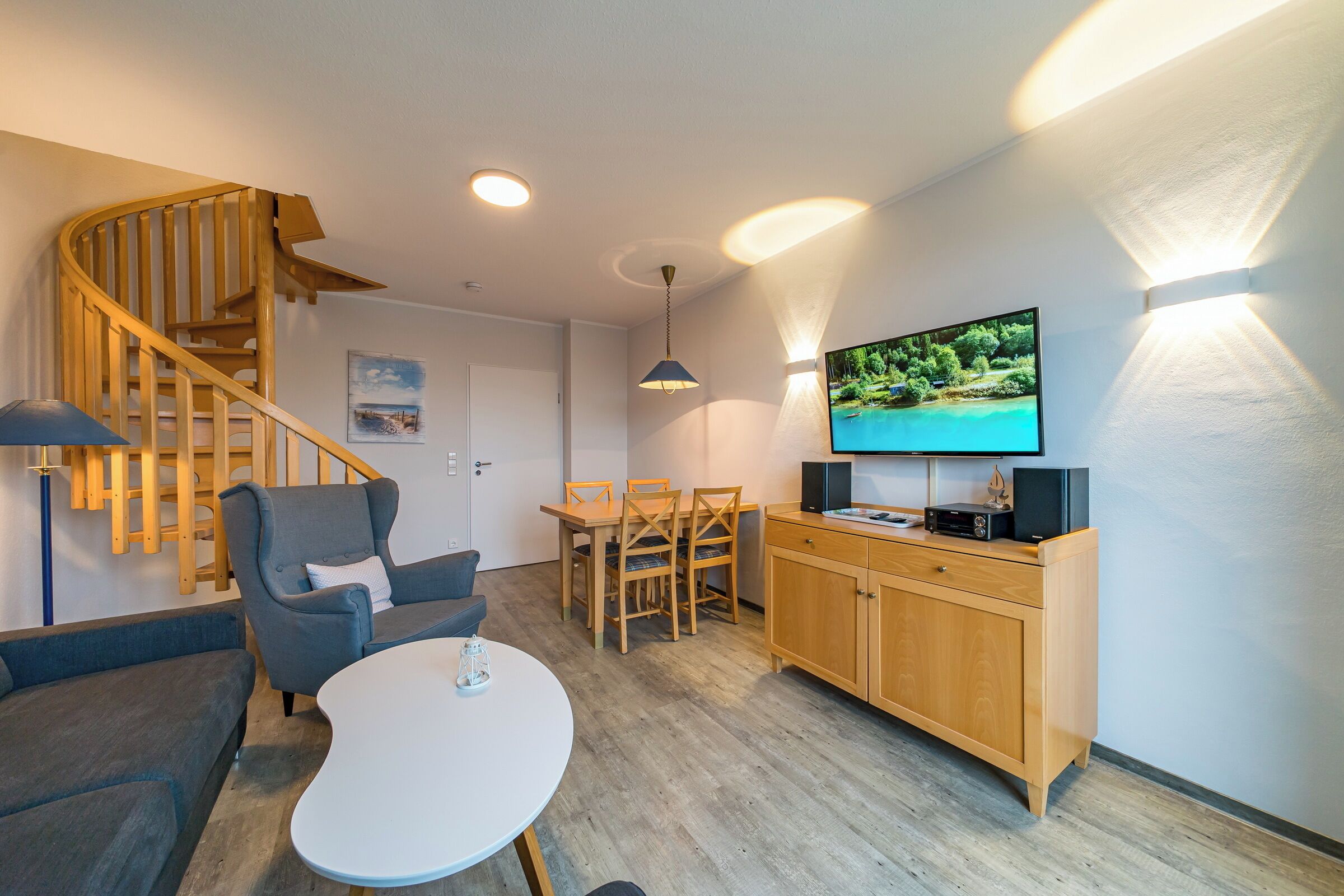 Televisión, libros, estéreo