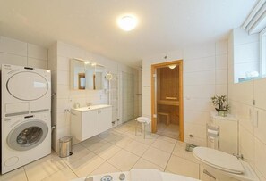 Shower, hair dryer