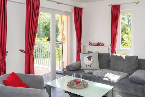Apartment mit privater Sauna und tollem Balkon an der Graft mit Blick zum Deich!