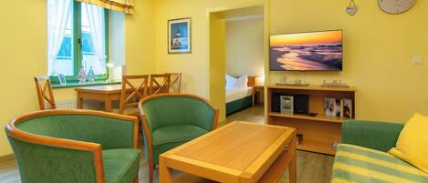 Televisio, DVD-soitin, stereot