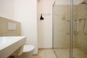 Shower, hair dryer