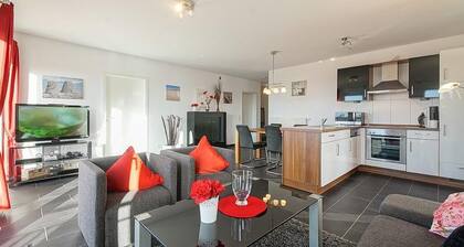 Hochwertiges Ferienapartment an der Nordsee mit Balkon, Sauna und Whirlbadewanne