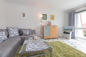 TV, DVD player, stereo