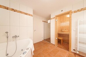 Shower, hair dryer