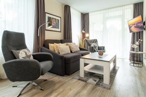 TV, DVD player, stereo
