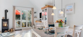 Wunderschönes Ferienapartment mit Infrarotsauna, Kaminofen und Sonnigem Balkon