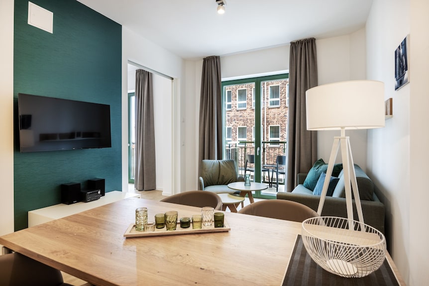 Tolles 2-zimmer-apartment Mit Balkon In Bester Hafenlage - Saunabereich Inklusiv - Wismar