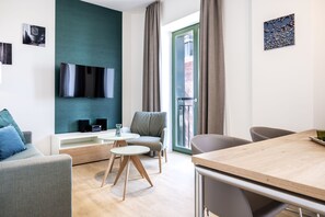 TV, stereo - Helles, Geschmackvolles Apartment in Erstklassiger Lage am Seehafen von Wismar (Hansestadt Wismar)