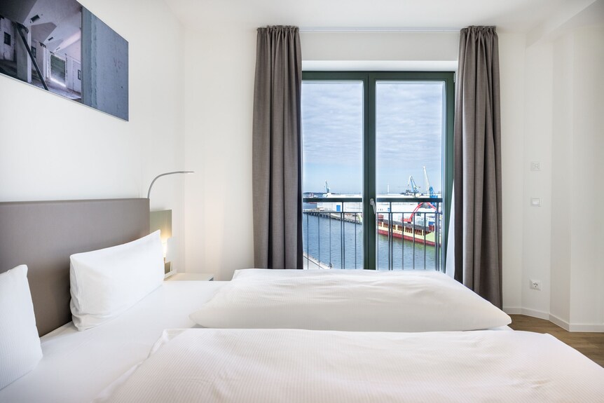 Erstklassiges Hafen-apartment Mit Balkon, Saunanutzung Und Großartigem Ausblick! - Wismar