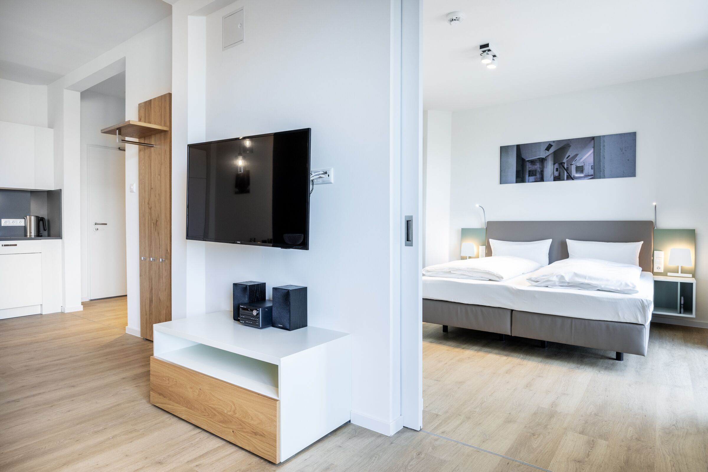 Modernes Apartment Mit Saunanutzung, Balkon Und Blick In Den Hafen Von Wismar - Wismar