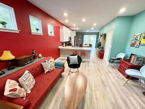 Smart-TV, Bücher, Musikbibliothek
