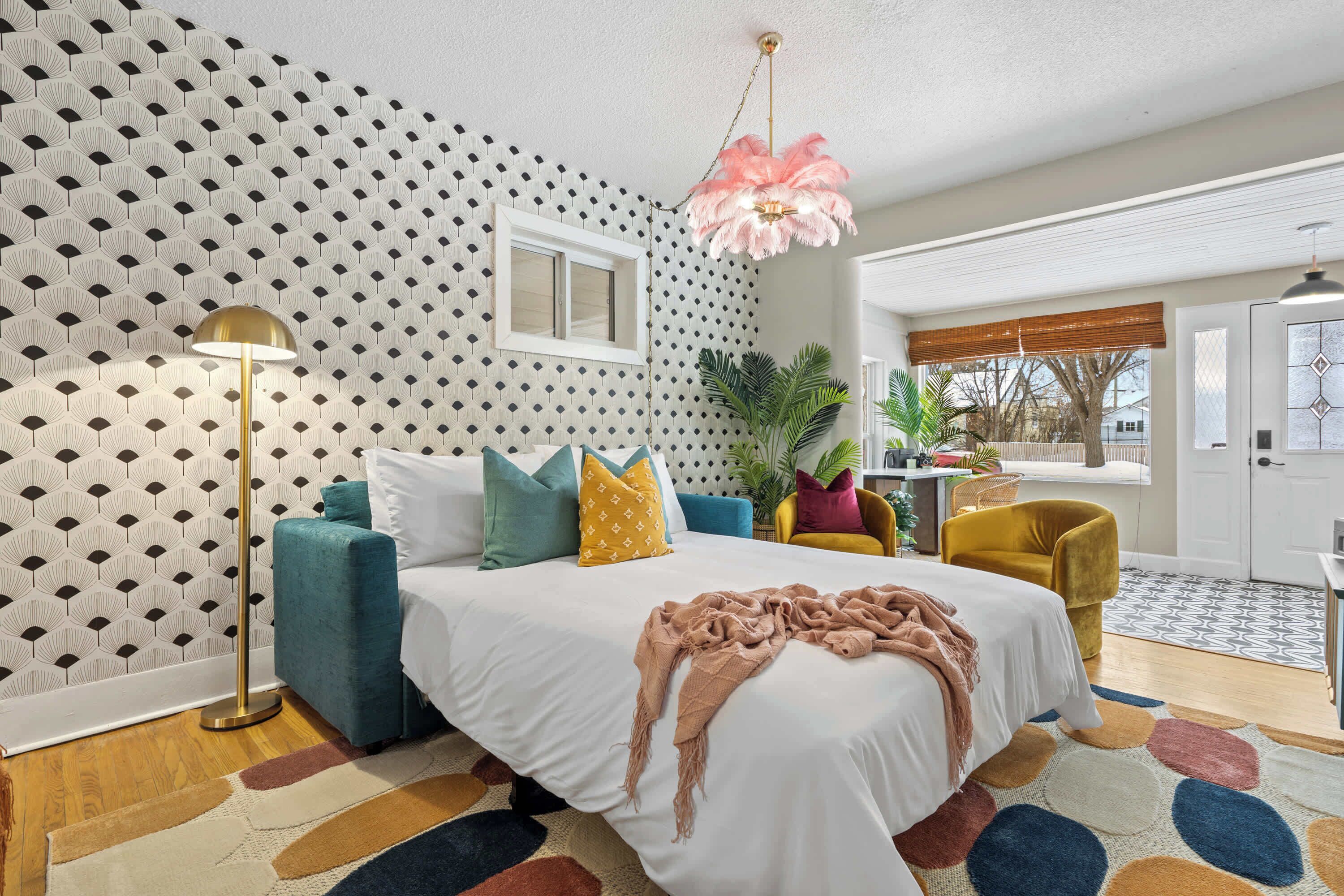 2 makuuhuonetta, työpöytä, silitysrauta/-lauta, Wi-Fi