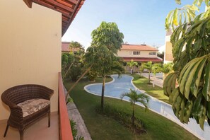 Family Apartment, 1 Bedroom, Pool View | Property grounds