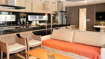 Departamento Deluxe, 2 habitaciones, 2 baños, planta baja | Interior
