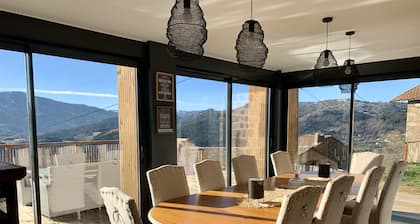 Les sources d'Avenas Large house with view in the heart of the Monts d'Ardèche park