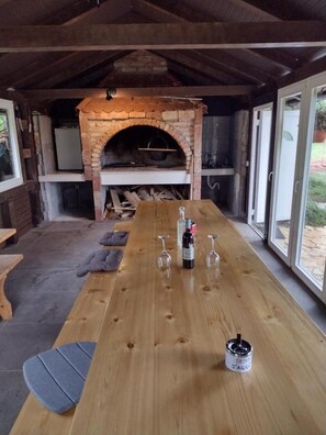 House (Seven Bedroom Holiday Home with Swimm) | BBQ/picnic Area - Family Nest Lika Relax (Lovinac)