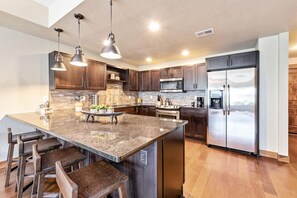 Townhome, Multiple Beds, Kitchen, Garden View (850 Baum St. (Unit C)) | Private kitchen - Spectacular Townhome Near Breweries and River District! (Fort Collins)