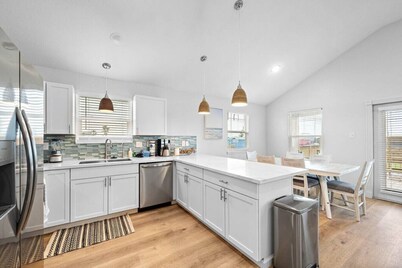 Spacious Home with Deck, Steps to the Beach