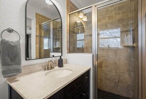 Shower - Secluded Half Acre Gem w/ Private Pickleball Court (Austin)