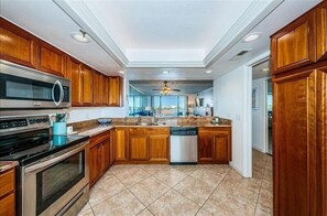 Fridge, microwave, oven, stovetop - Amazing Location & Million Dollar Views from this Intercoastal condo~ VB613 (Indian Shores)