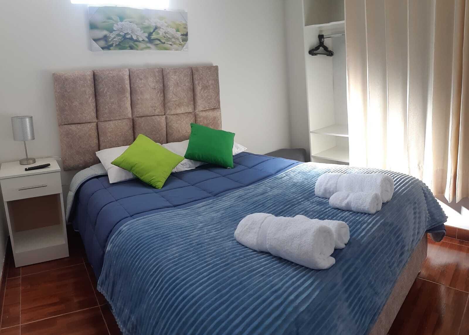 2 bedrooms, desk, iron/ironing board, free WiFi