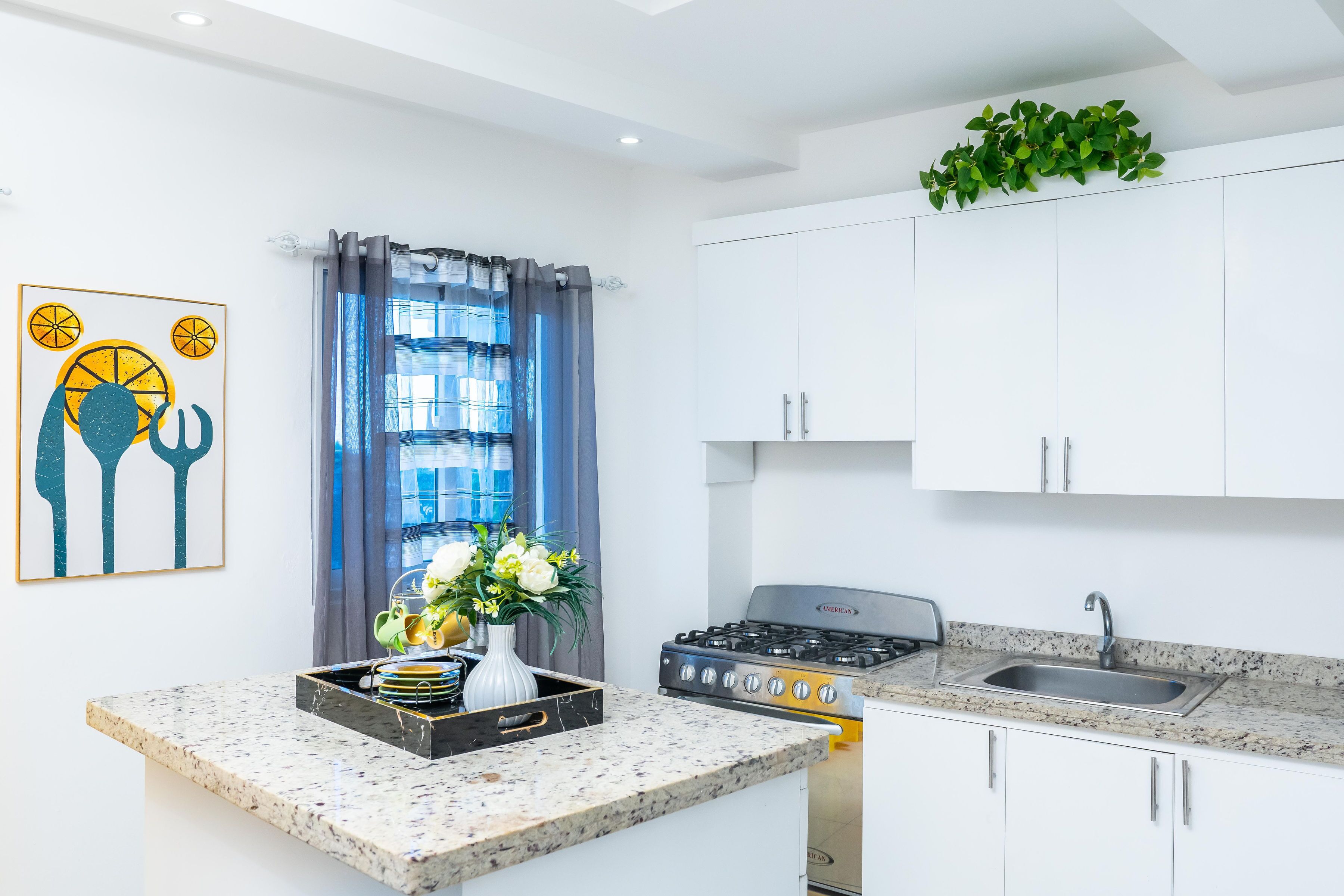 Réfrigérateur, micro-ondes, four, cafetière/bouilloire