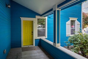 Exterior detail - The Sunset|Pet-Friendly Downtown 1BR · Easy Entry · Patio Access · (Eugene)