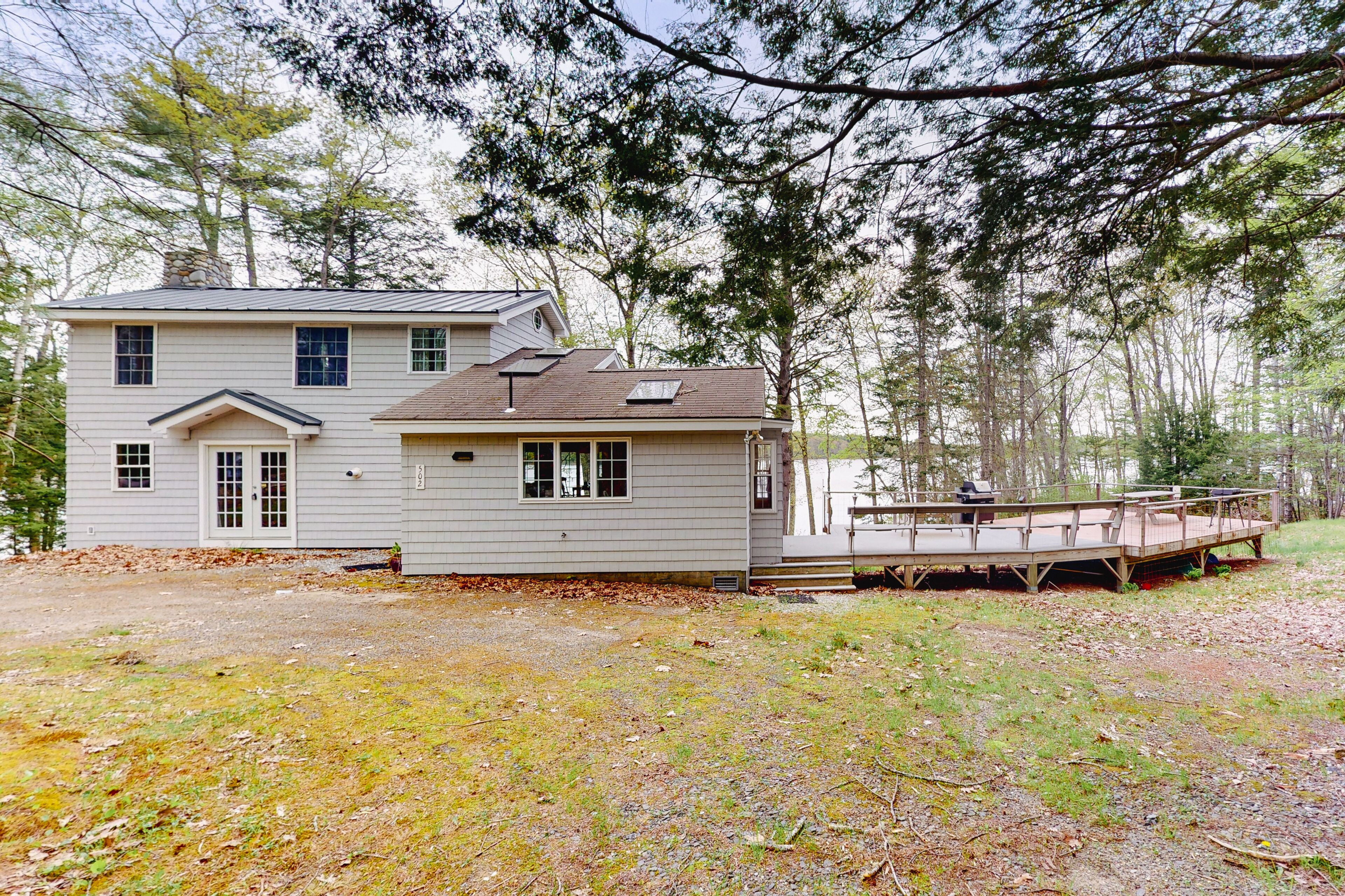 Charming lakefront home with dock, fast WiFi, & washer/dryer