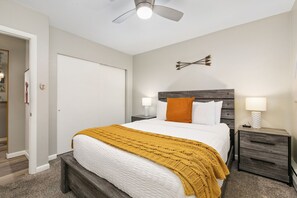 Condo, Multiple Beds, Patio, Garden View (220 Peterson St Unit 6) | 2 bedrooms, individually decorated, individually furnished, free WiFi