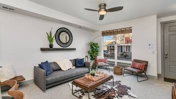 House, Multiple Beds, Patio, Garden View (827 Heschel St. (Unit B)) | Living area | 50-inch flat-screen TV with digital channels, TV