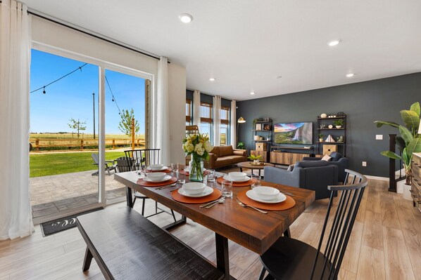 House, Multiple Beds, Patio, Garden View (4055 Wyatt Falls) | Dining - New Build W/ Great Backyard & Lake Access! (Loveland)