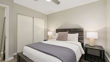 Condo, Multiple Beds, Patio, Garden View (220 Peterson St Unit 7) | 2 bedrooms, individually decorated, individually furnished