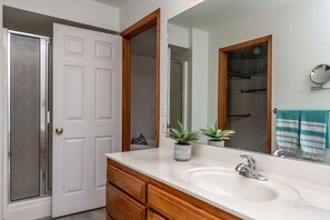 Hair dryer, towels - Pool at International-Inspired Home, Steps from Bentonville’s Best Trails (Bentonville)
