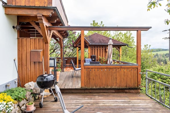 Terrace/patio - Vacation apartment at Fuchsbühl (Schopfheim)