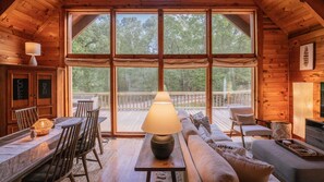 TV, fireplace, video games, offices