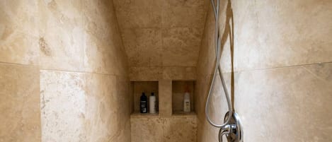 Shower, hair dryer