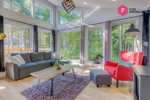 TV connectée, cheminée