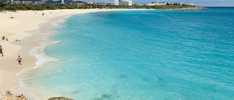 Sun loungers, beach towels